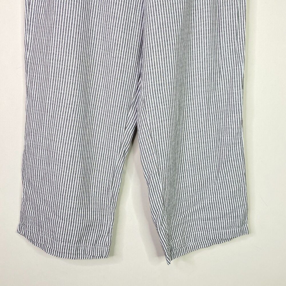 New Old Navy High-Waisted Striped Linen-Blend Wide-Leg Pant Women's Size XL - Picture 7 of 9